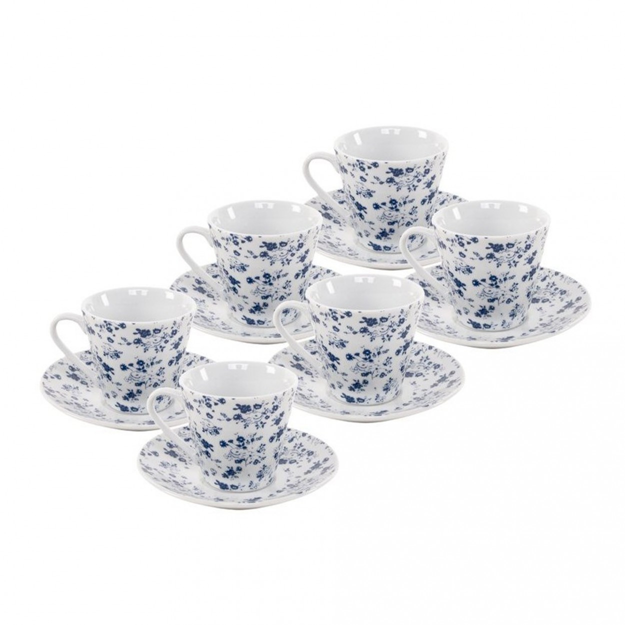 Conjunto 6 chávenas café JOM 2776992 FLORES