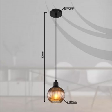 Candeeiro suspenso GLOBO ZUMBA 15638G