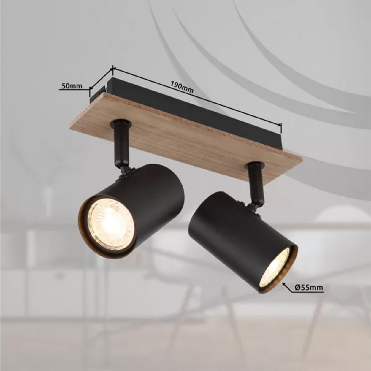 Candeeiro Aplique GLOBO HANDELS 57905-2 LINCA