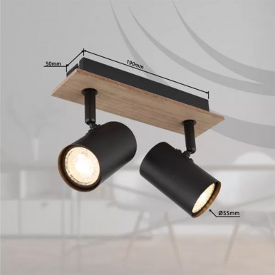 Candeeiro Aplique GLOBO HANDELS 57905-2 LINCA