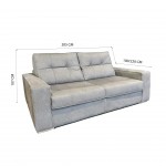 Sofa 3 lugares com cama JOM Berlim