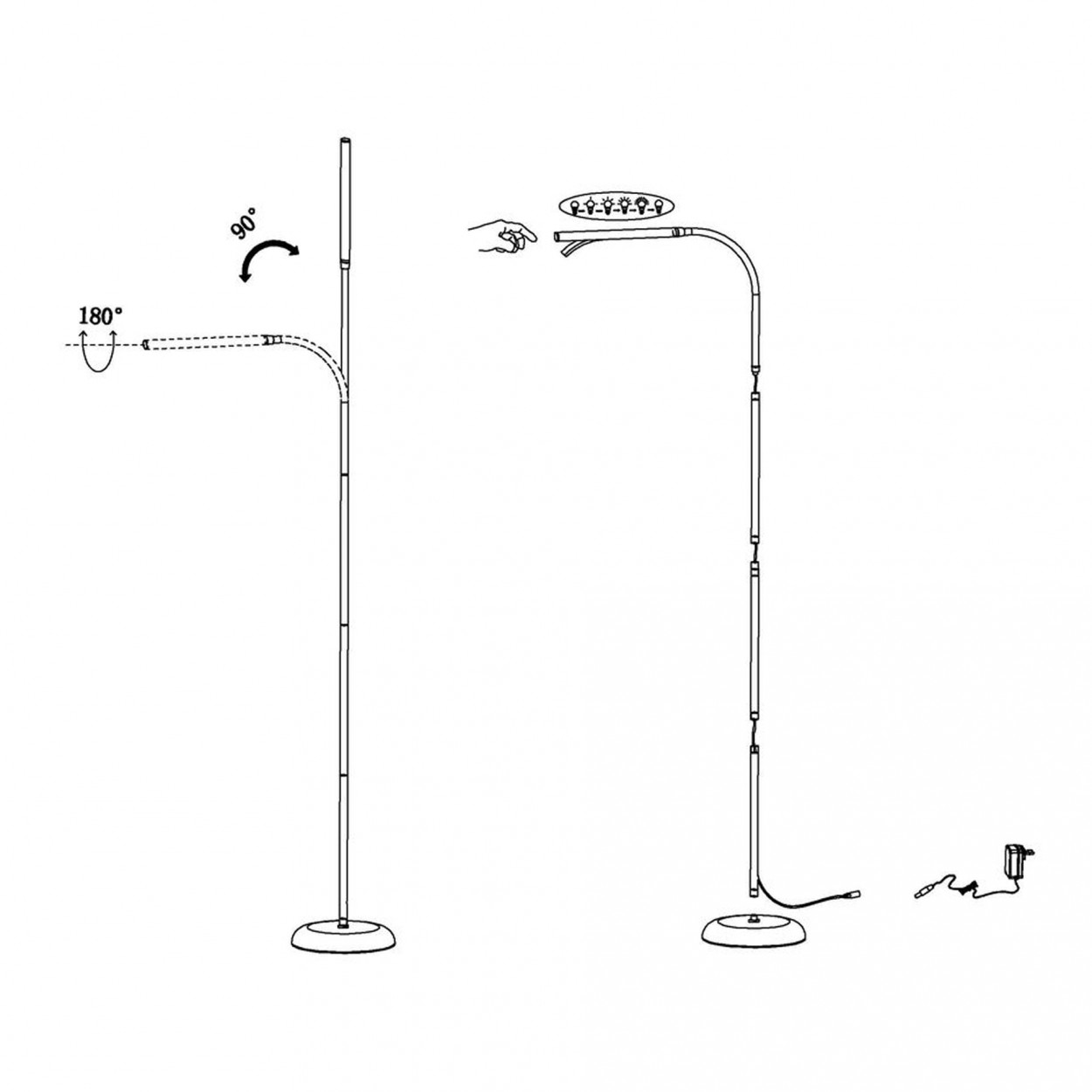 Candeeiro Pé EGLO 96439 LAROA