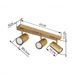 Candeeiro Aplique GLOBO HANDELS 57911-3GO ROBBY