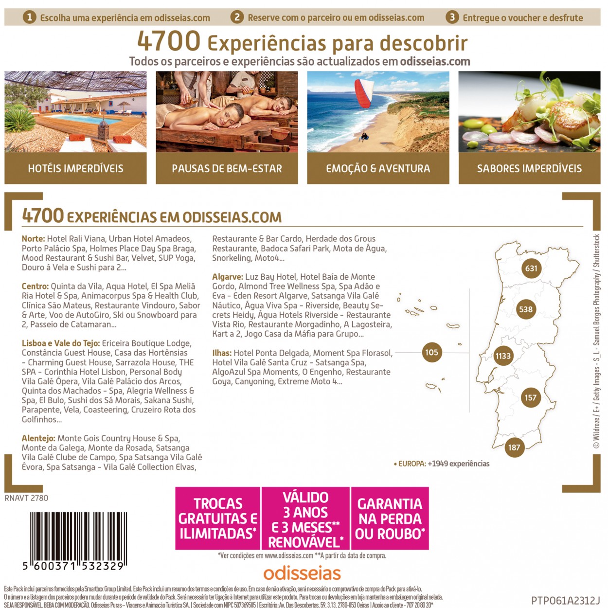 PACK ODISSEIAS MIL MOMENTOS INESQUECIVEIS