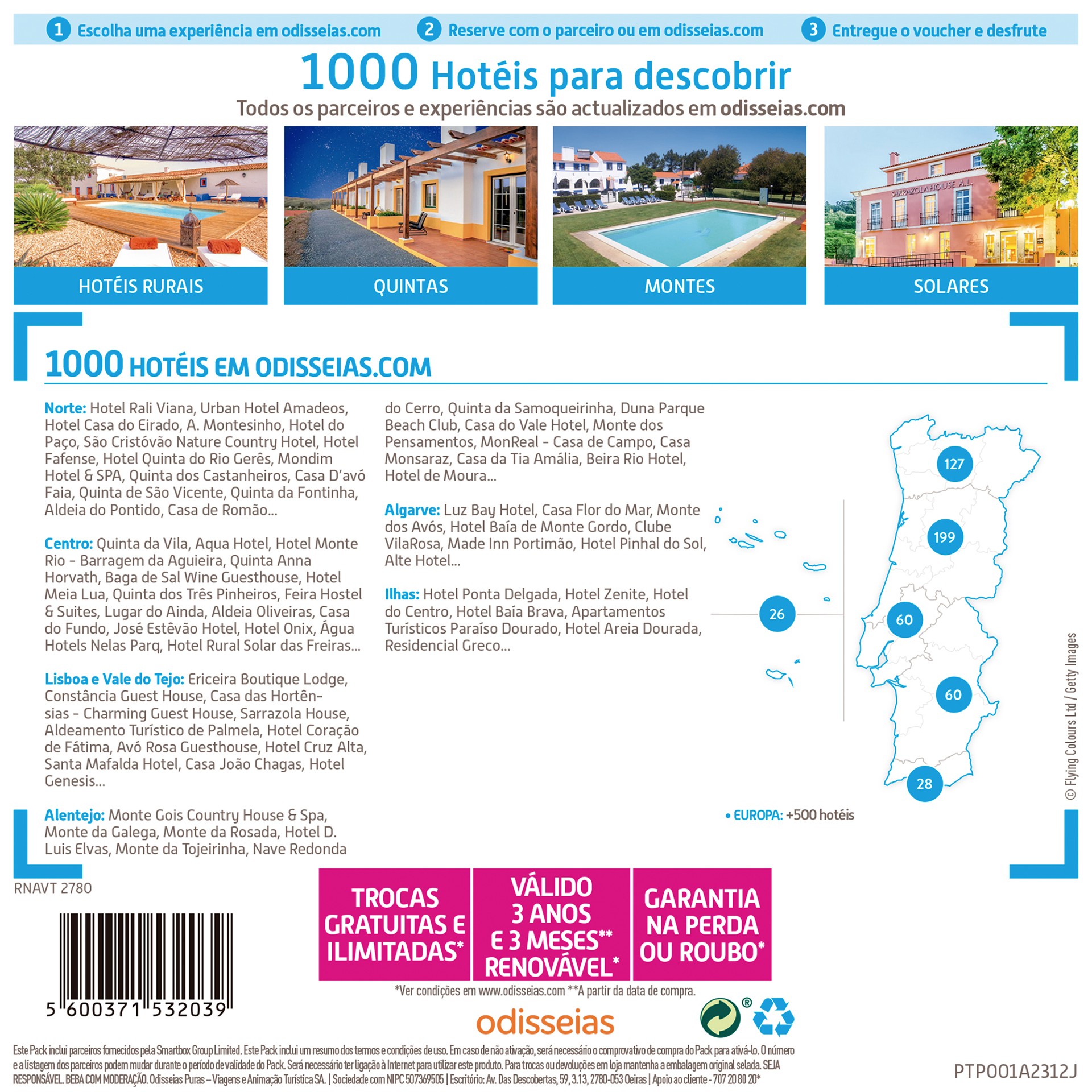 PACK ODISSEIAS FUGAS A DOIS