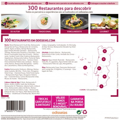 PACK ODISSEIAS JANTAR DE CHEF A DOIS