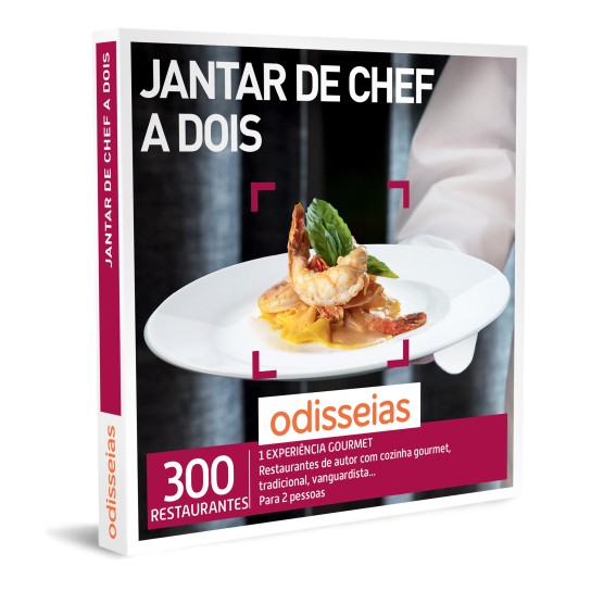 PACK ODISSEIAS JANTAR DE CHEF A DOIS - Image product