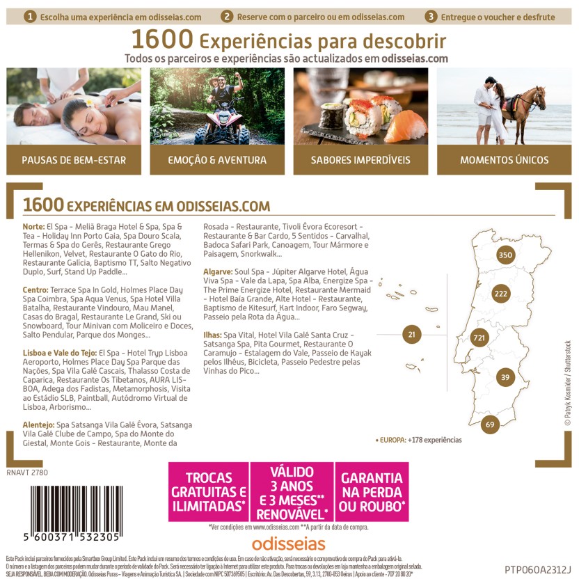 PACK ODISSEIAS AMOR A DOIS
