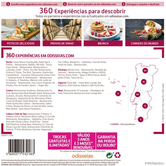 PACK ODISSEIAS TASCAS E PETISCOS A DOIS - Image product