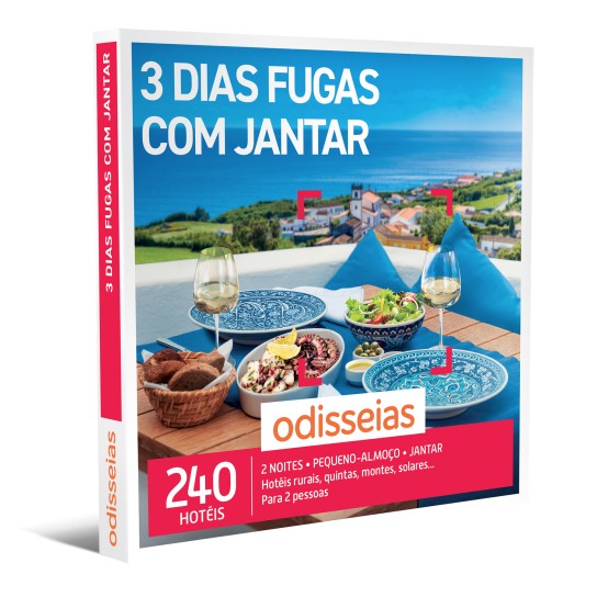 PACK ODISSEIAS 3 DIAS FUGAS COM JANTAR - Image product