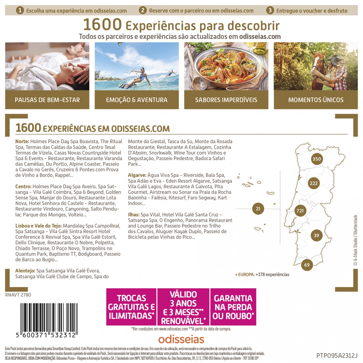 PACK ODISSEIAS SURPRESA E EMOÇAO A DOIS