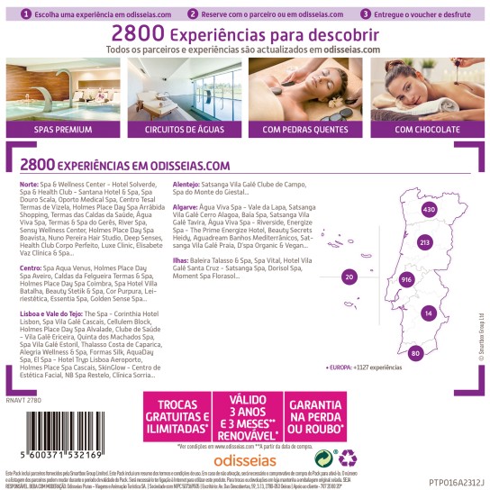 PACK ODISSEIAS TOP SPA - Image product