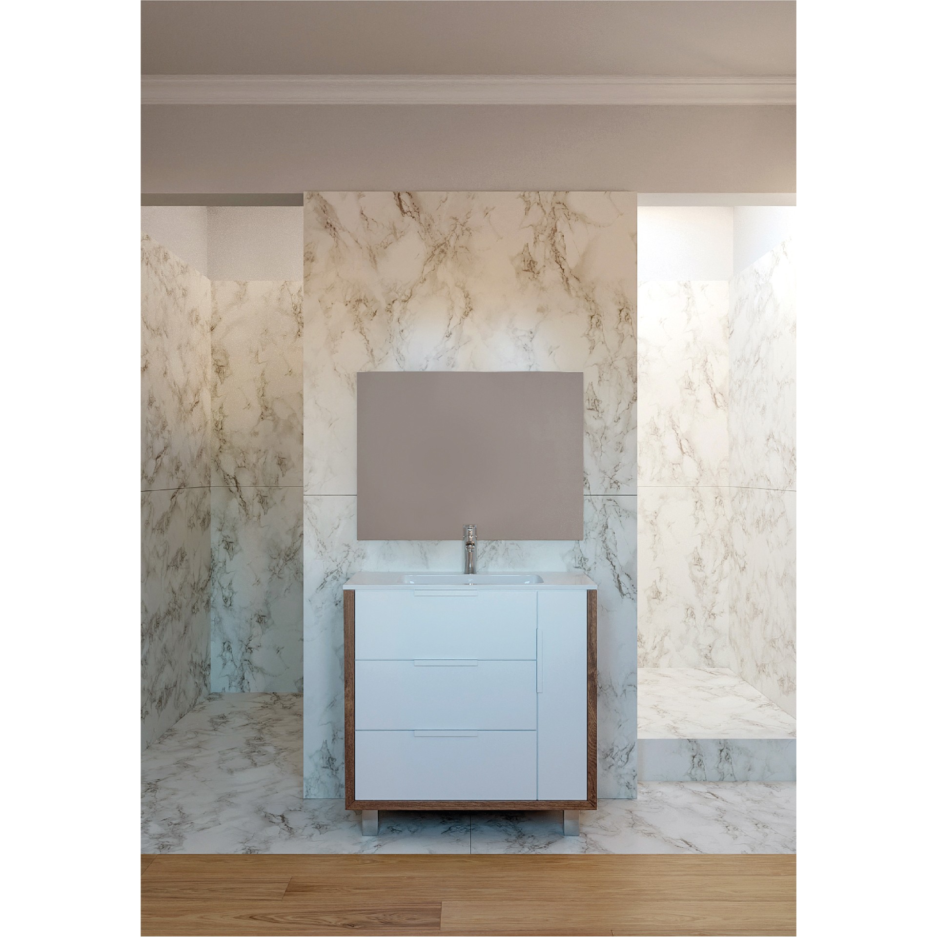 Conjunto de WC HOPE ao chão 80 cm