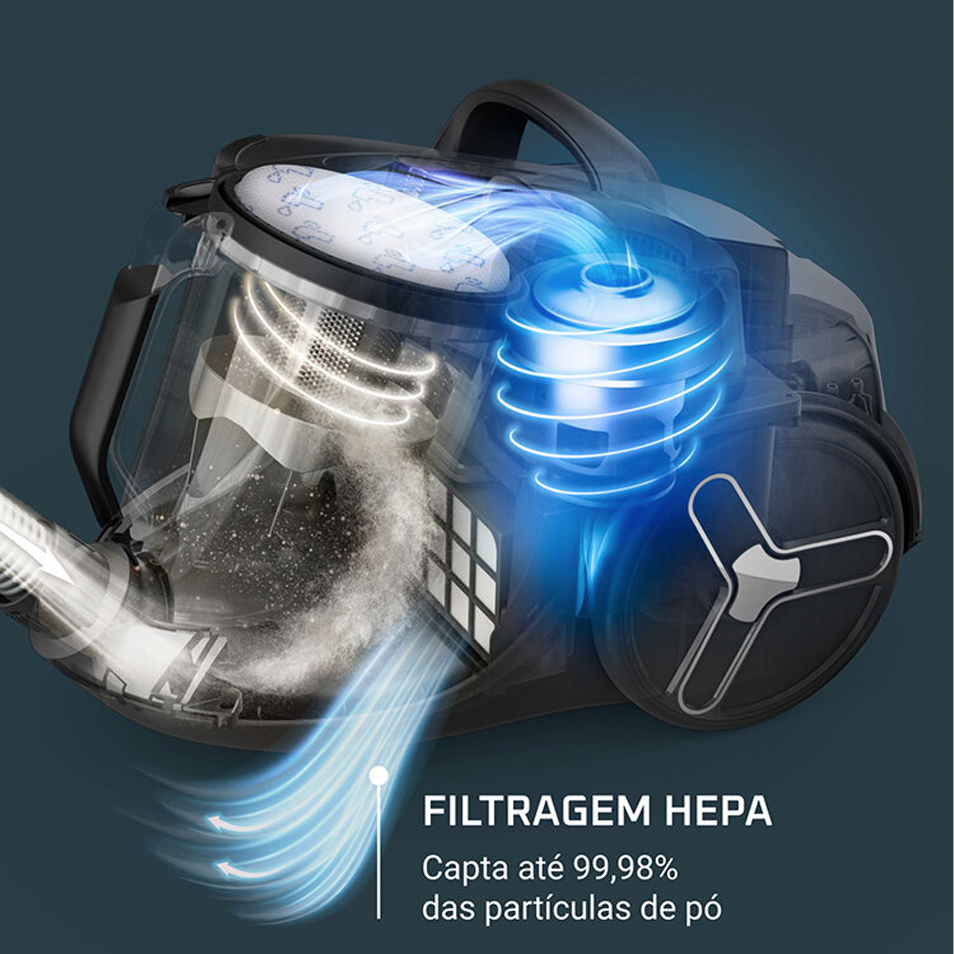 Aspirador sem Saco ROWENTA RO7C89EA