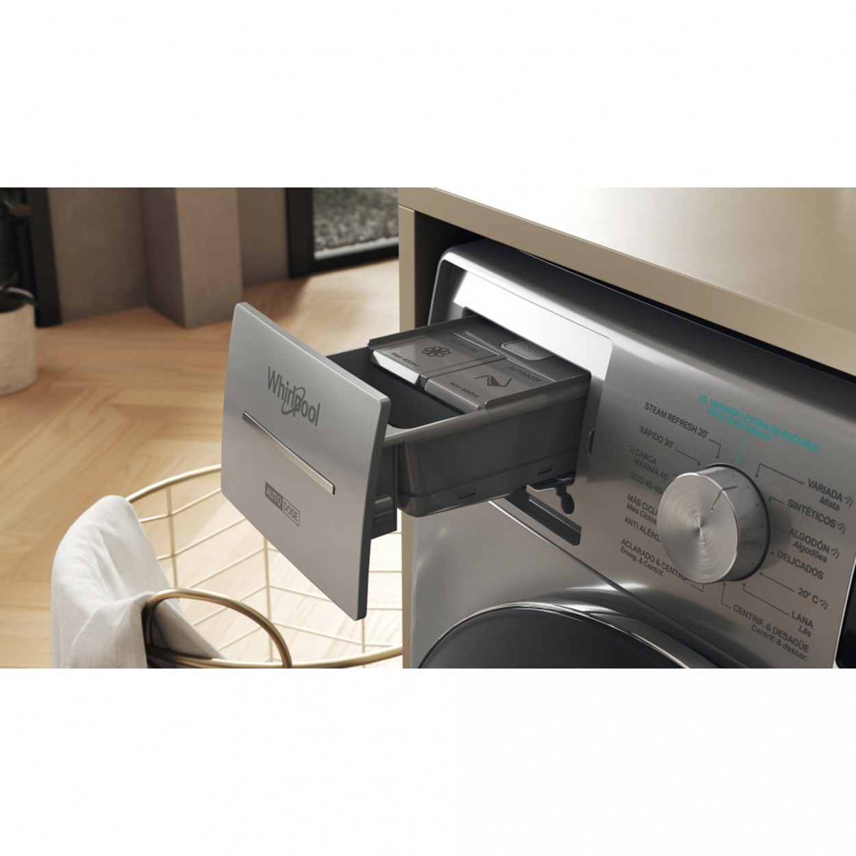 Máquina de Lavar Roupa WHIRLPOOL W8 99ADS SILENCE SPT