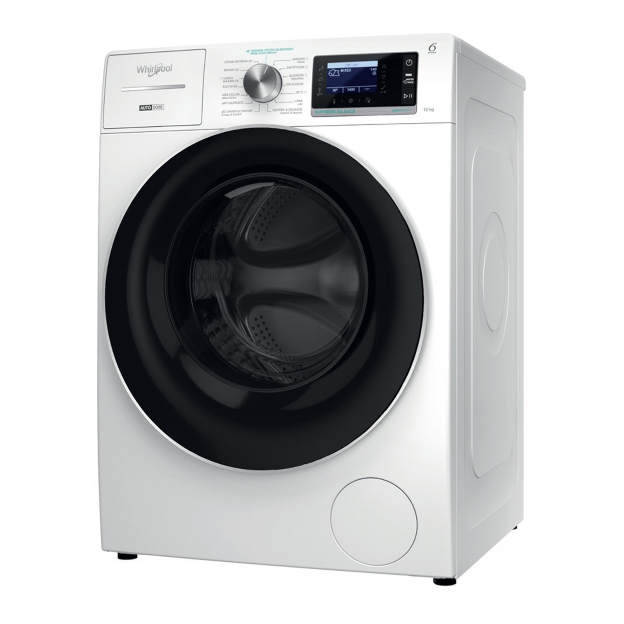 Mquina de Lavar Roupa WHIRLPOOL W8 09AD SILENCE SPT