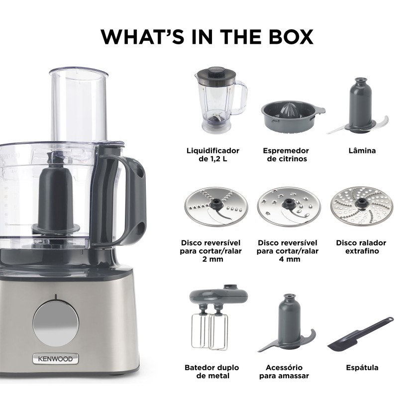 Processador de Alimentos KENWOOD FDM301SS