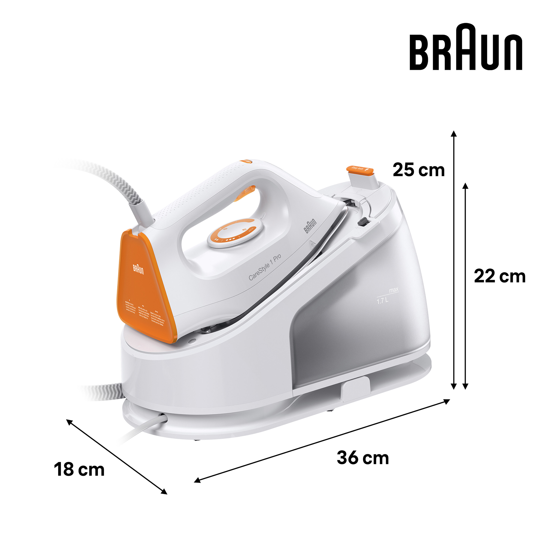 Ferro com Caldeira BRAUN IS1511WH