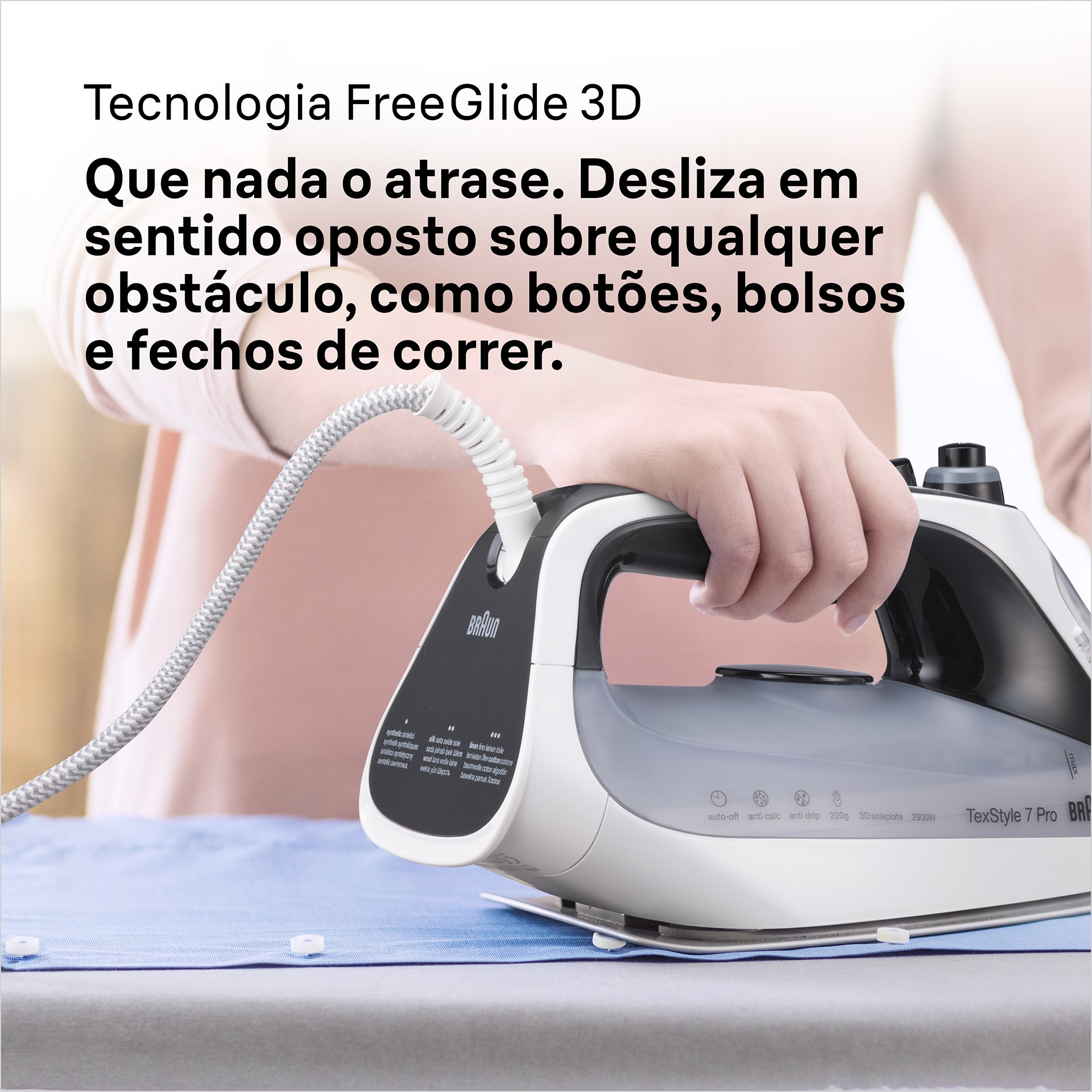 Ferro a Vapor BRAUN SI7149.WB