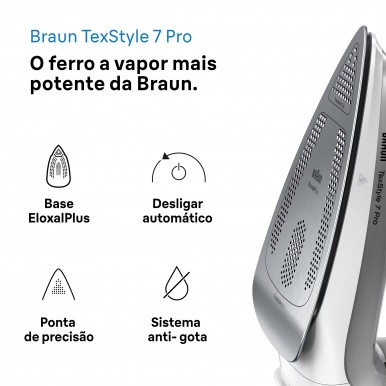 Ferro a Vapor BRAUN SI7149.WB