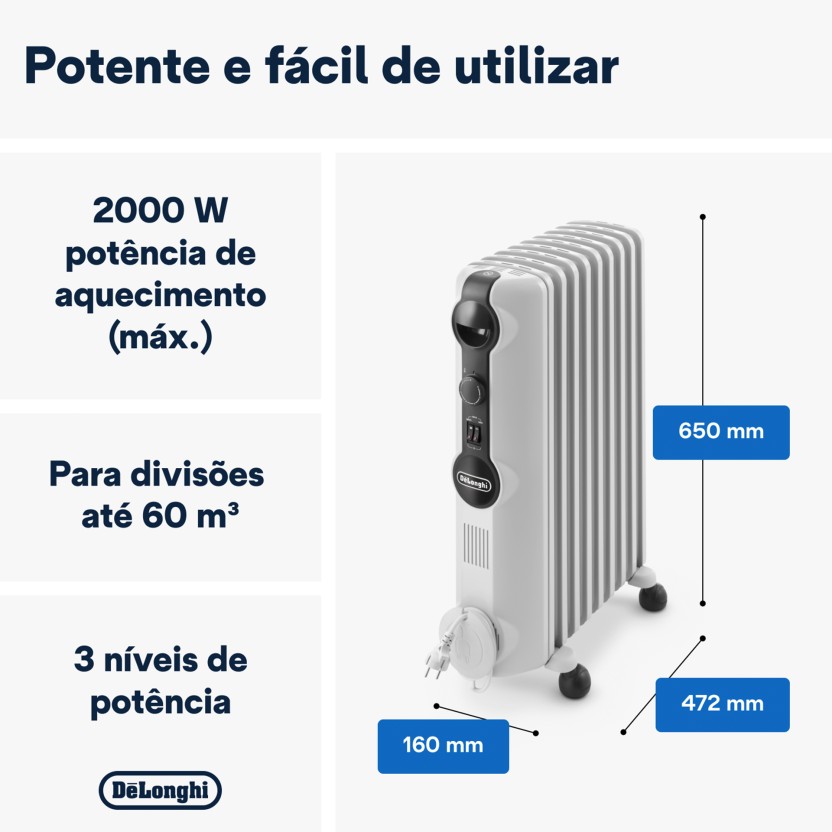Irradiador a �leo DELONGHI TRRSE0920