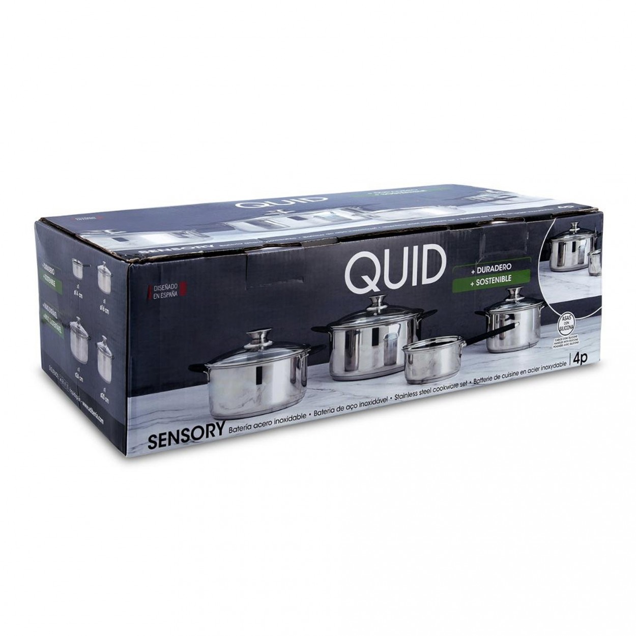 Trem Panelas QUID SENSORY 5425729