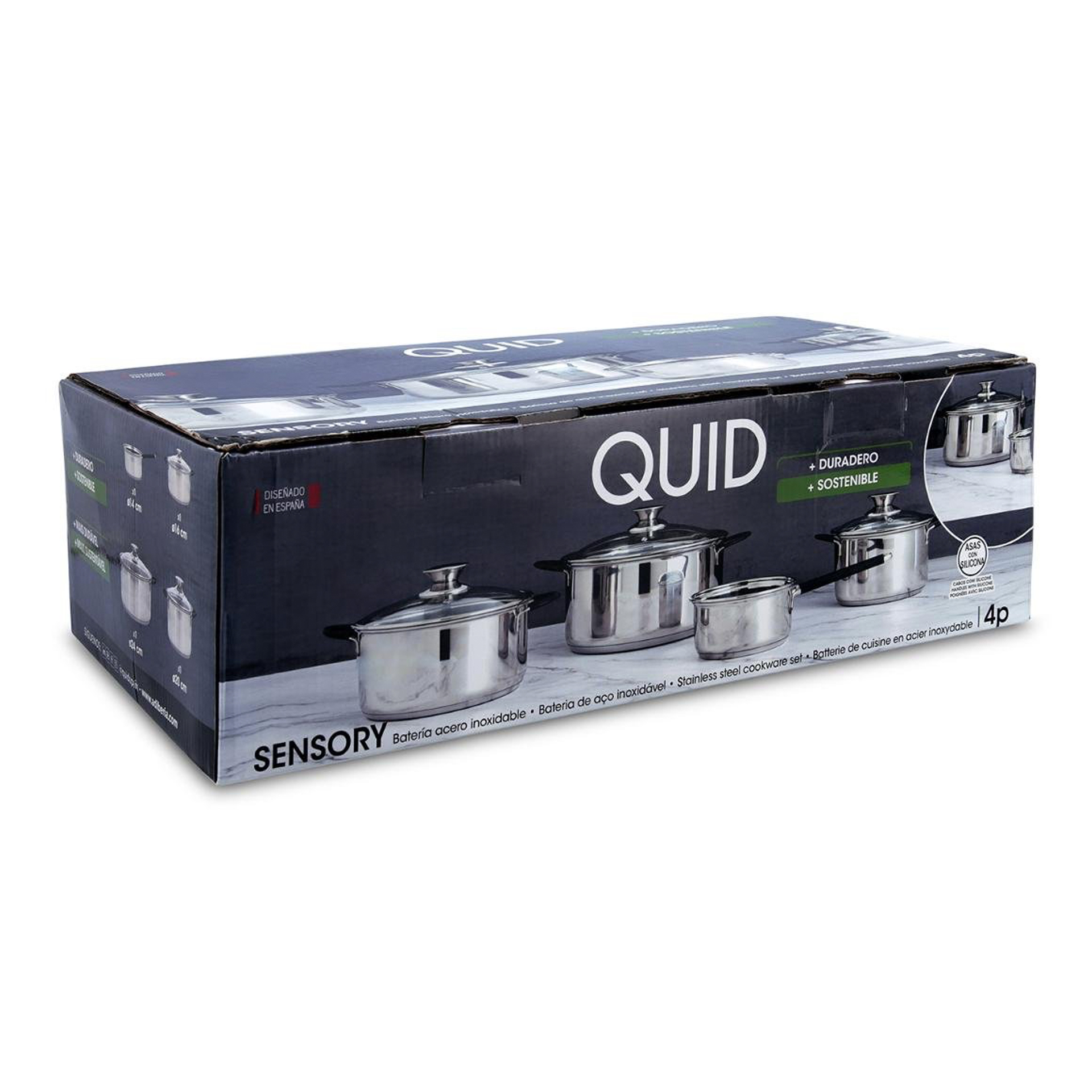 Trem Panelas QUID SENSORY 5425729
