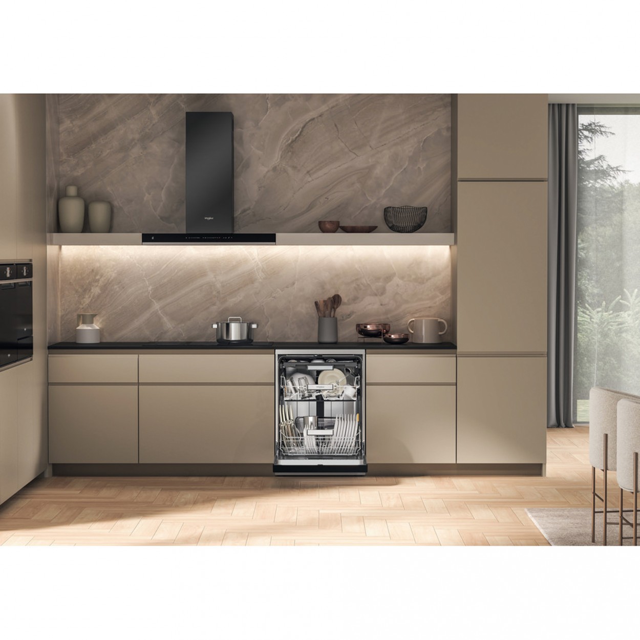 Máquina de Lavar Loiça WHIRLPOOL W7F HS51 X