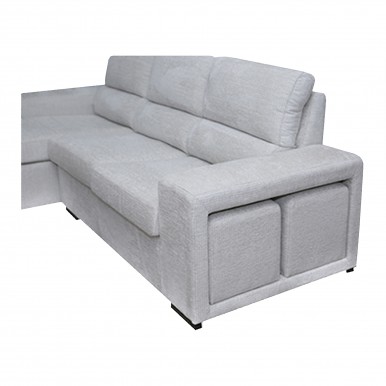 Sofá com Chaise JOM Florida Sofá com Chaise JOM Florida