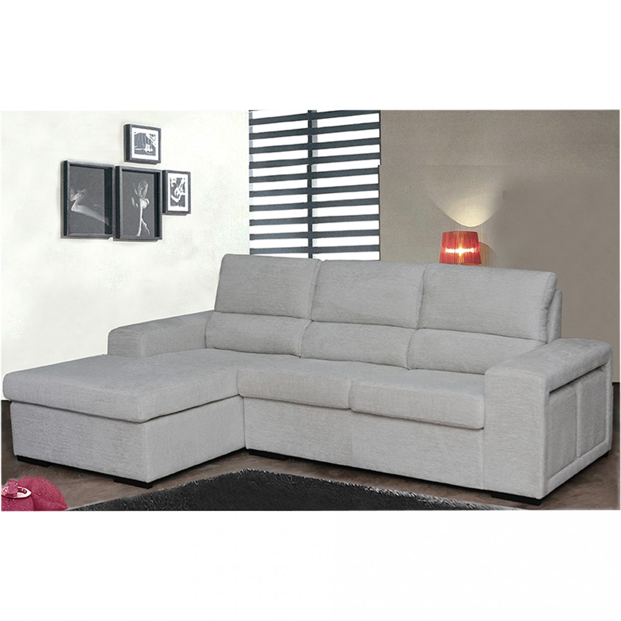 Sofá com Chaise JOM Florida