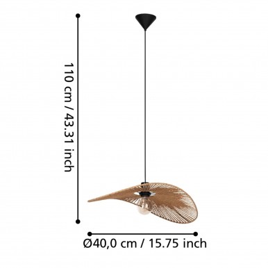 Candeeiro suspenso EGLO 31991 SIRUELA