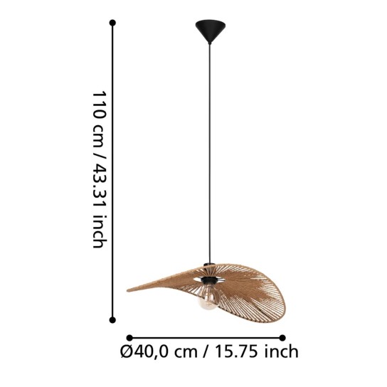 Candeeiro suspenso EGLO 31991 SIRUELA - Image product