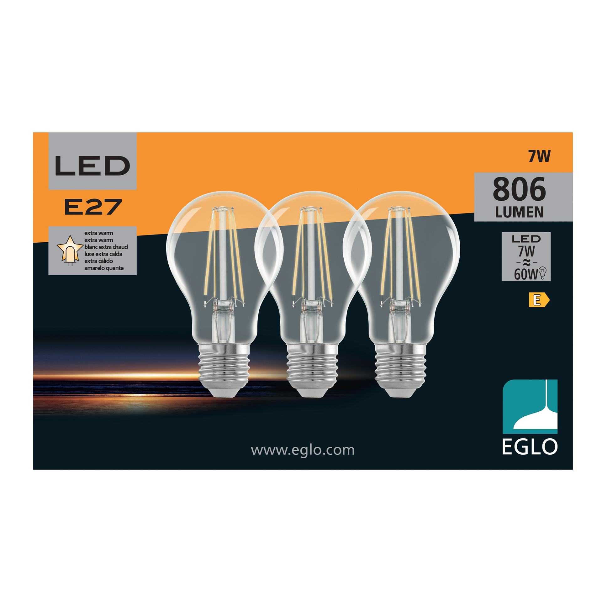 Pack 3 Lâmpadas EGLO 113124