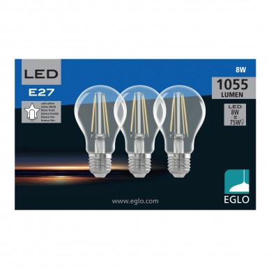 Pack 3  lmpadas EGLO 113129