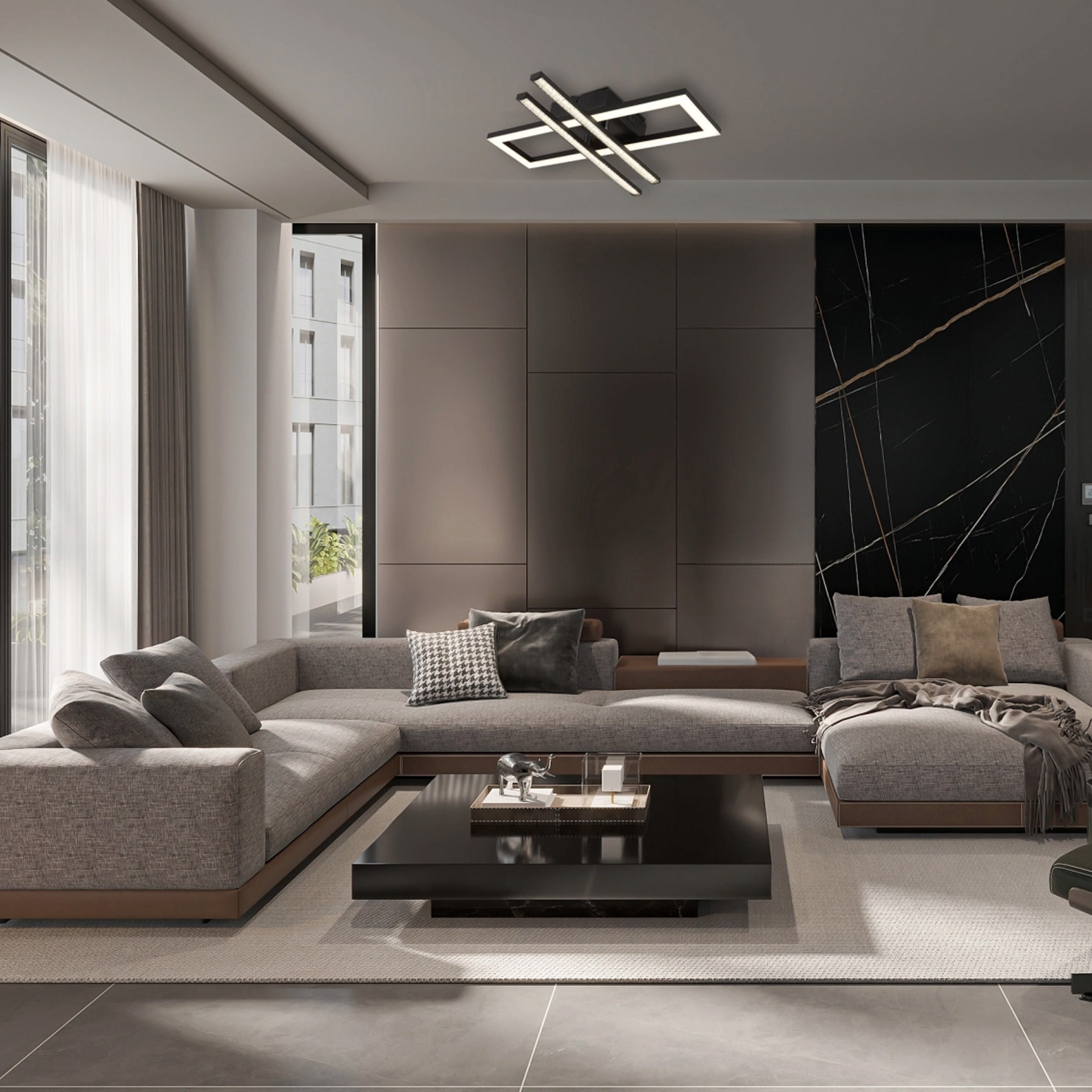 Candeeiro Teto GLOBO HANDELS 672843S HIGHWAY