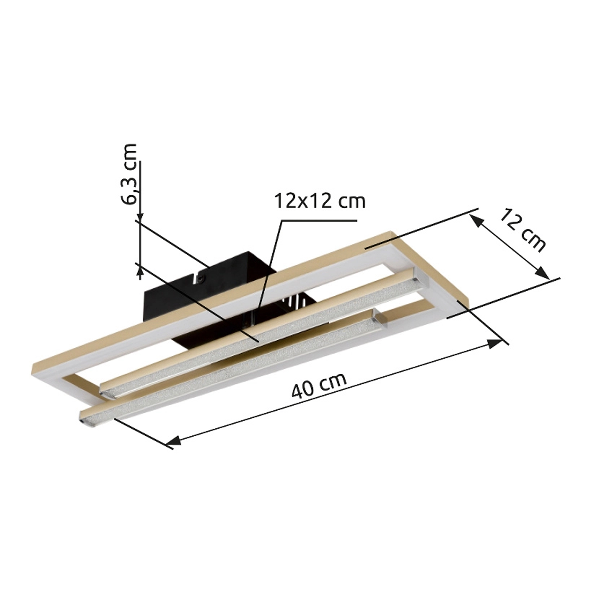 Candeeiro Teto GLOBO HANDELS 672843G HIGHWAY