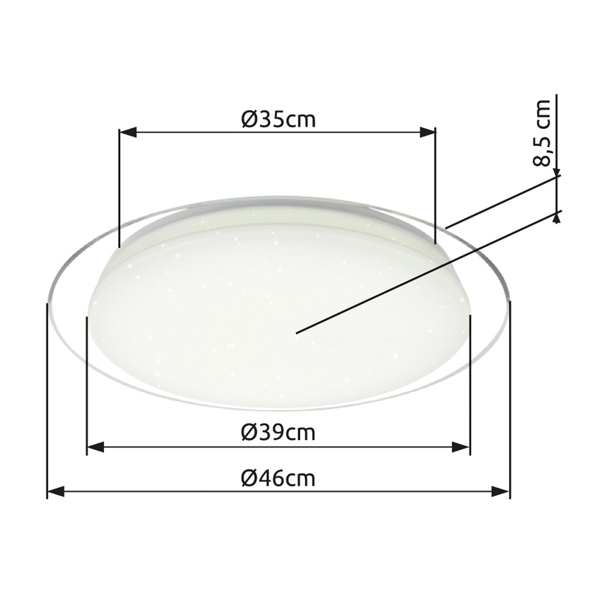 Candeeiro teto GLOBO 41310-30 OPTIMA