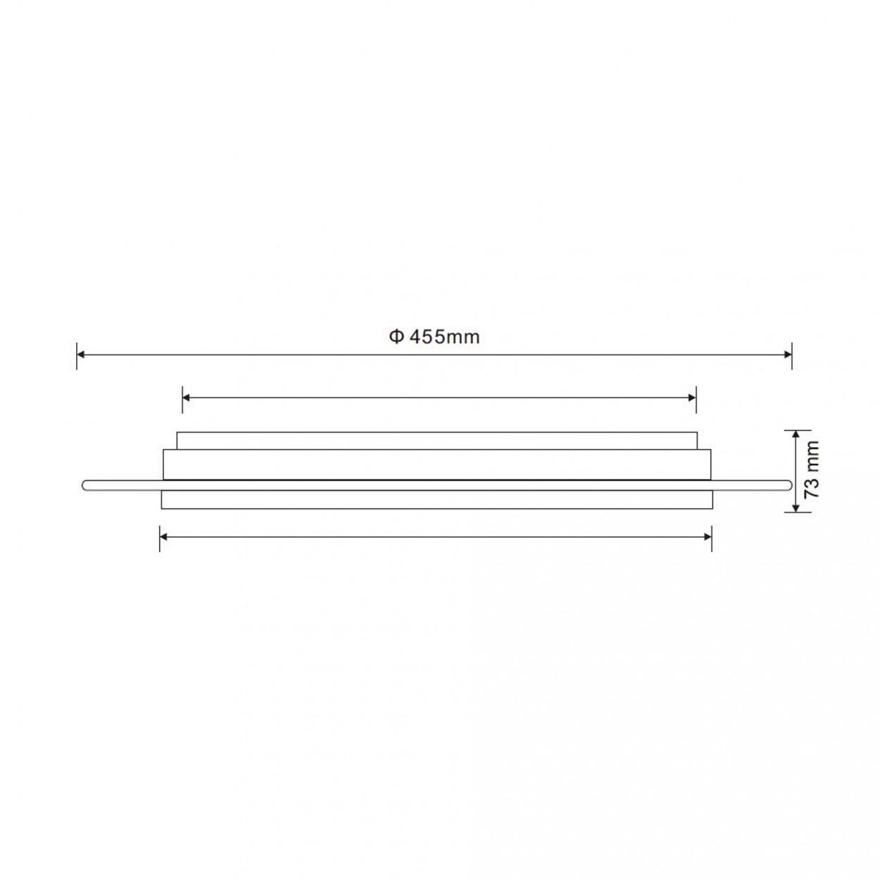 Candeeiro teto GLOBO 41310-30 OPTIMA