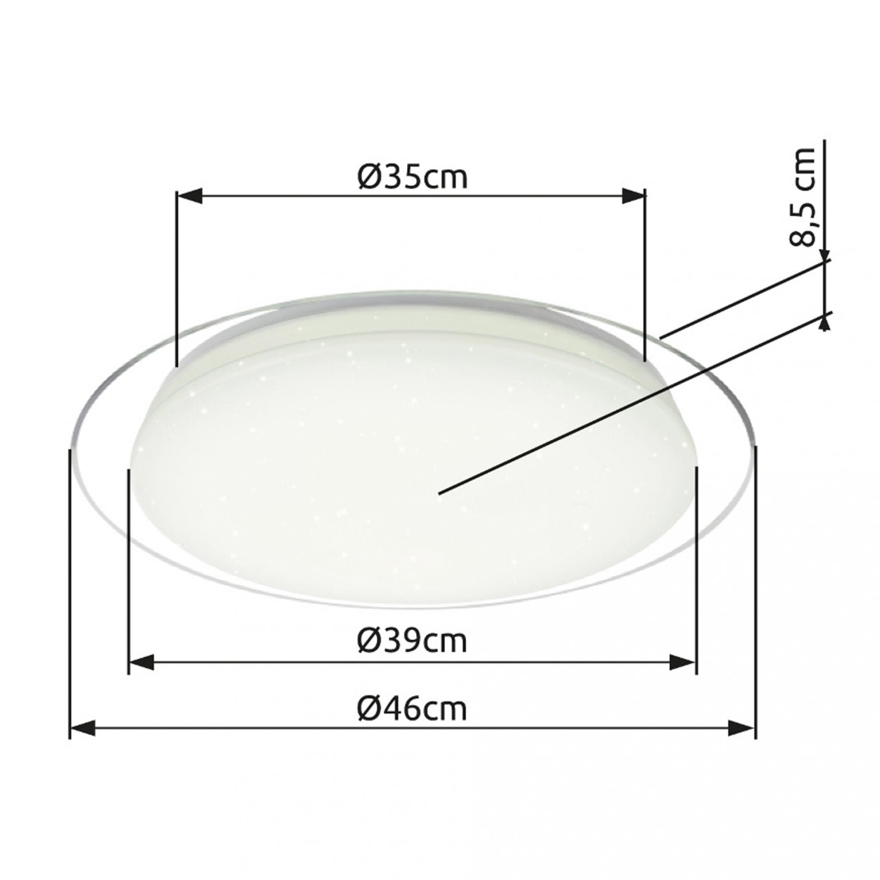 Candeeiro teto GLOBO 41310-30 OPTIMA