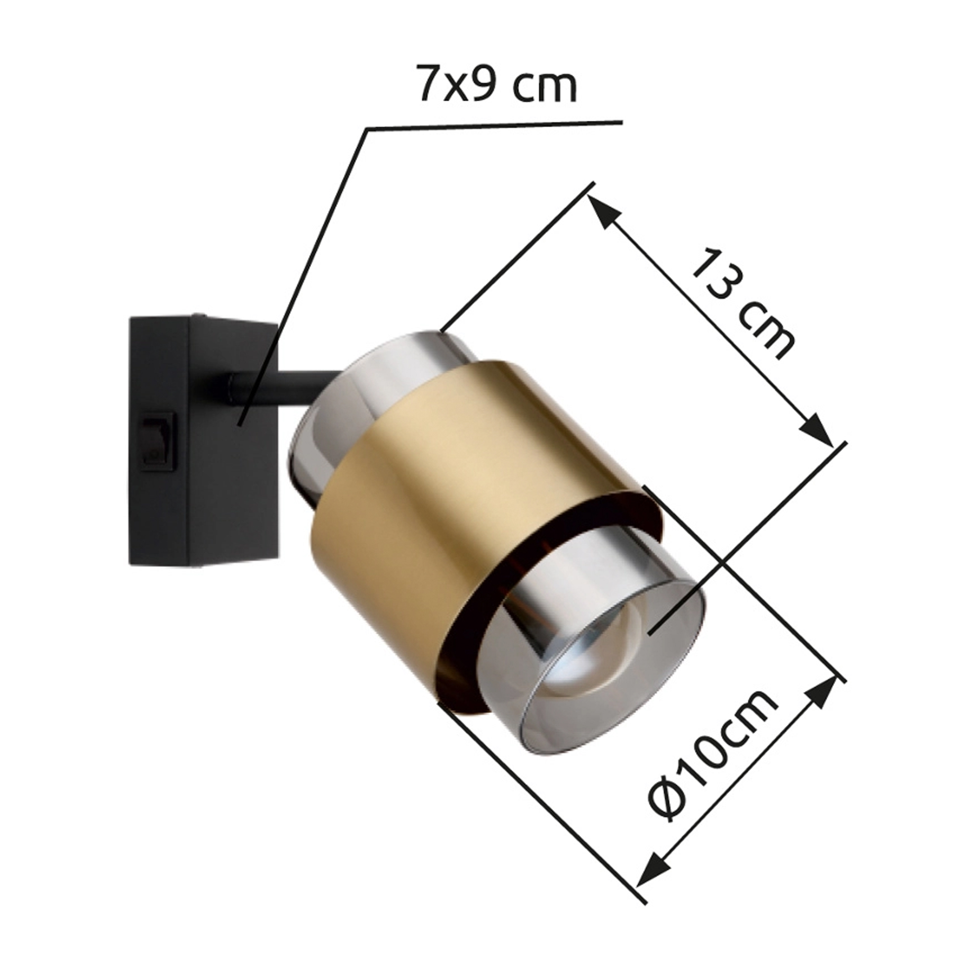 Candeeiro Aplique GLOBO HANDELS 15560-1 MILLEY