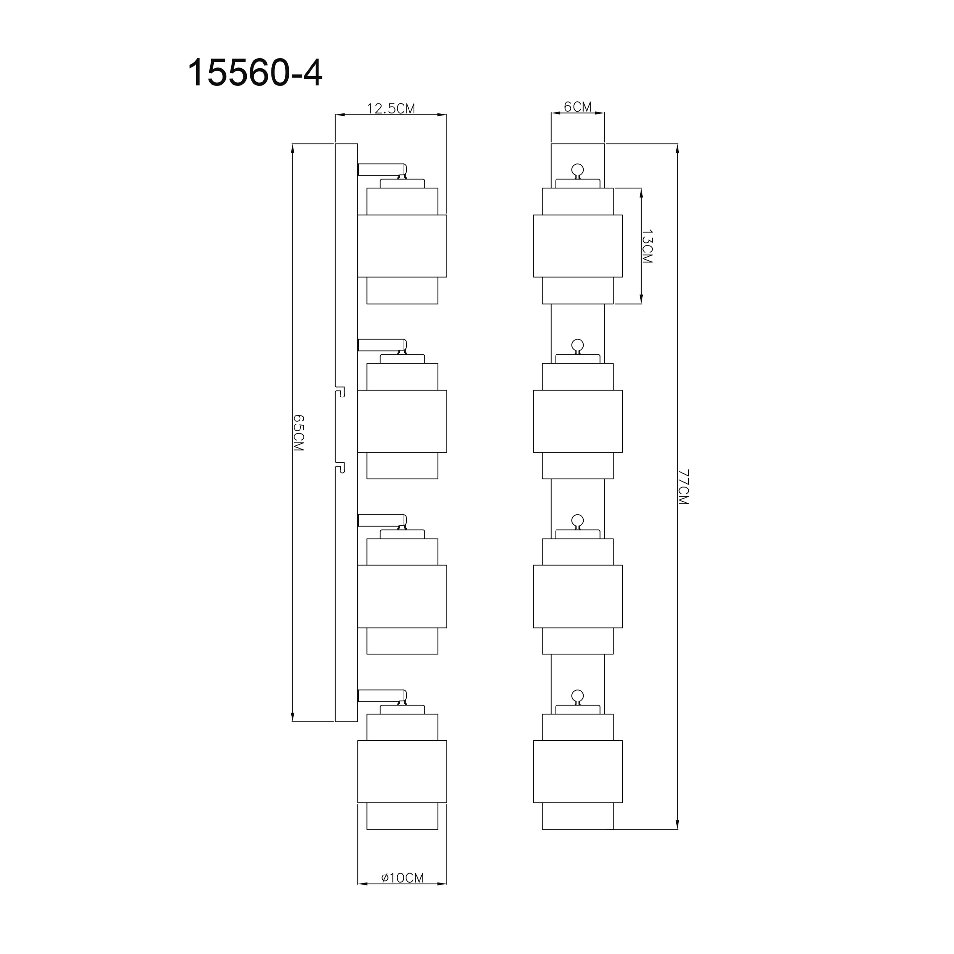 Candeeiro Aplique GLOBO HANDELS 15560-4 MILLEY