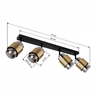 Candeeiro Aplique GLOBO HANDELS 15560-4 MILLEY