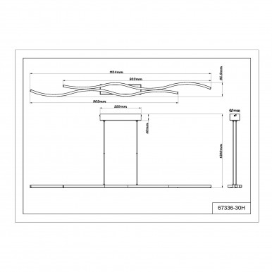 Candeeiro Suspenso GLOBO HANDELS 67336-30H BOYD