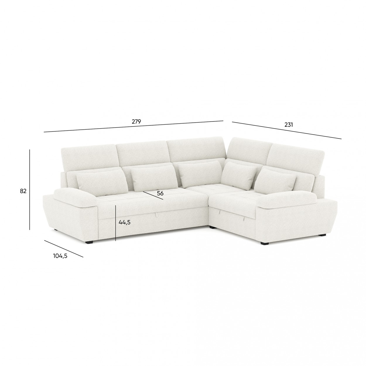 Sofa de canto JOM PENN