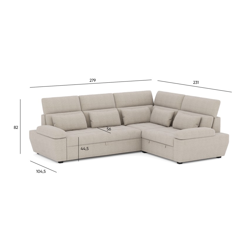 Sofa de canto JOM PENN