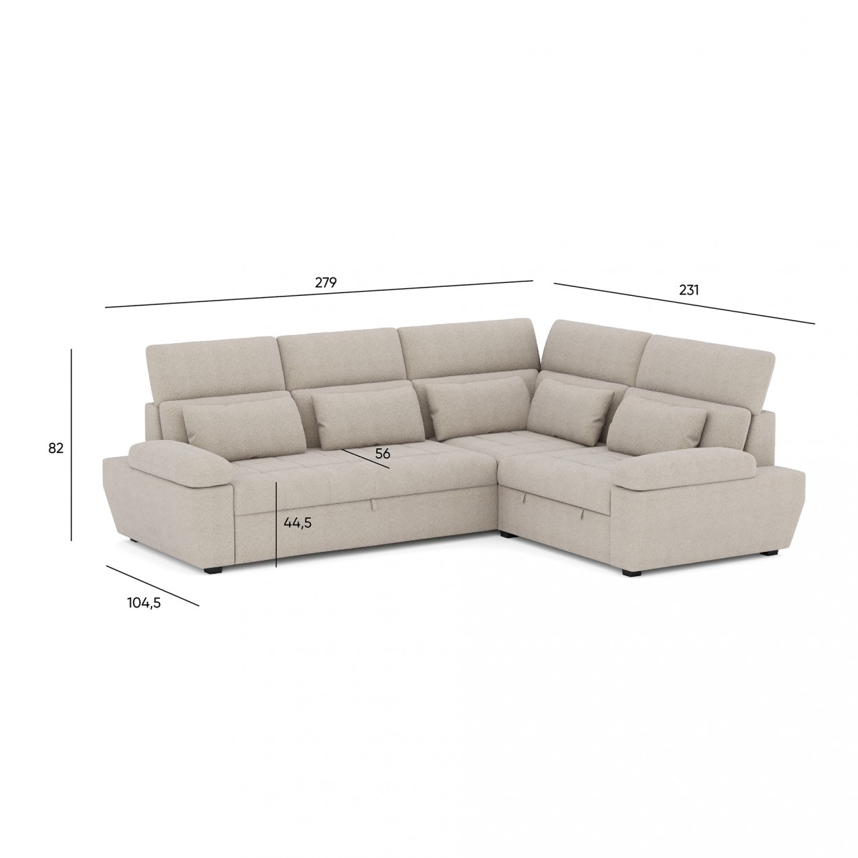 Sofa de canto JOM PENN