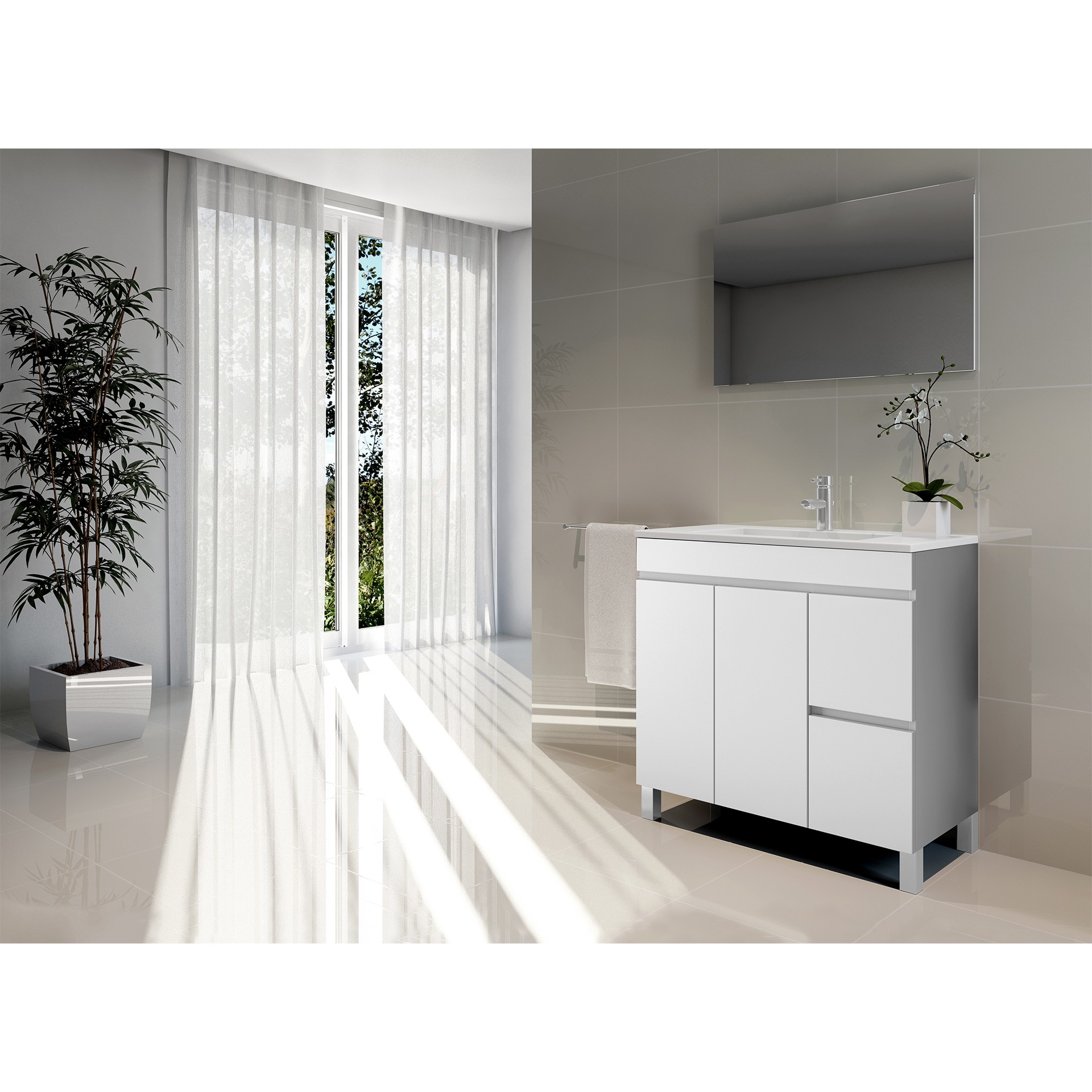 Conjunto de WC PLAN 100 cm