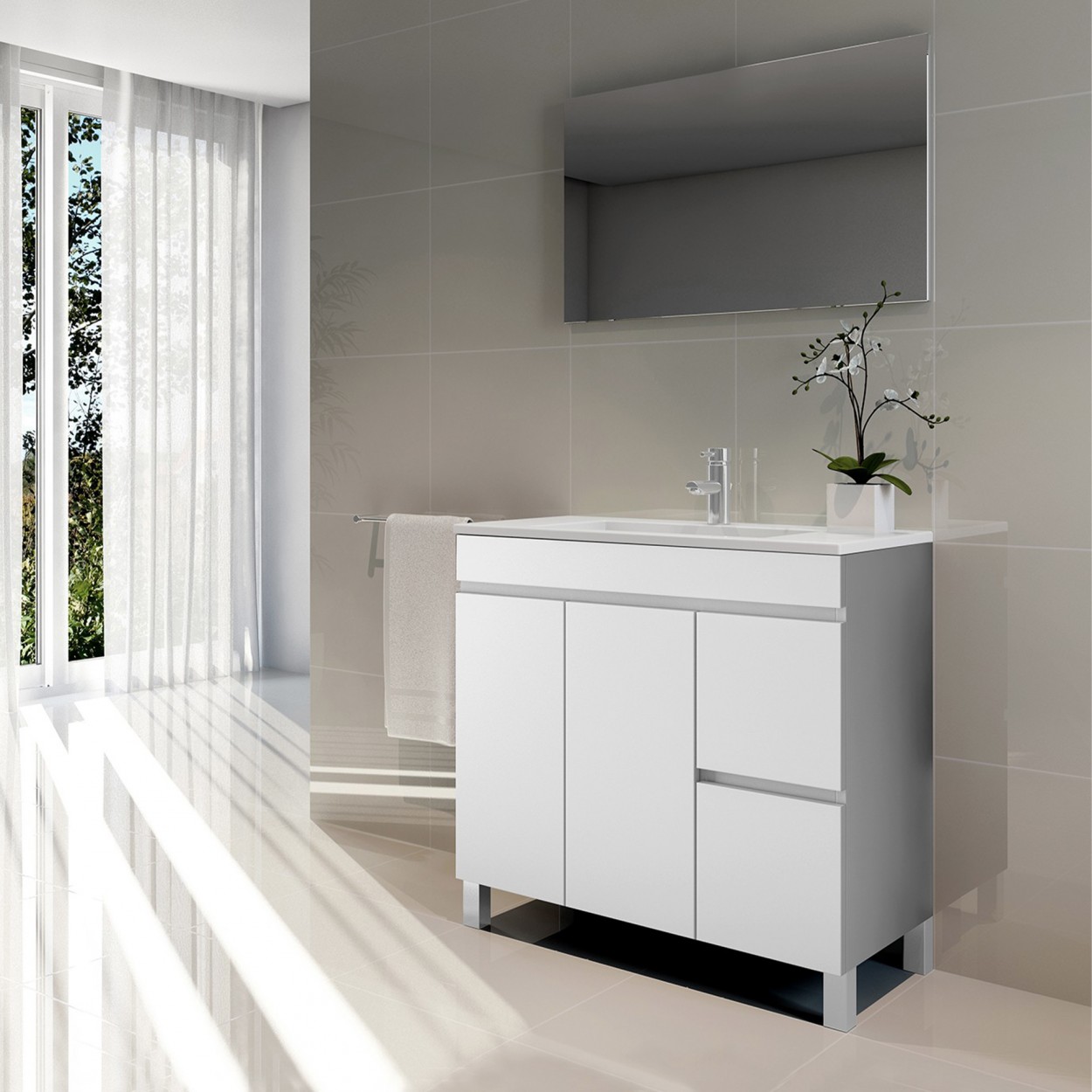 Conjunto de WC PLAN 100 cm