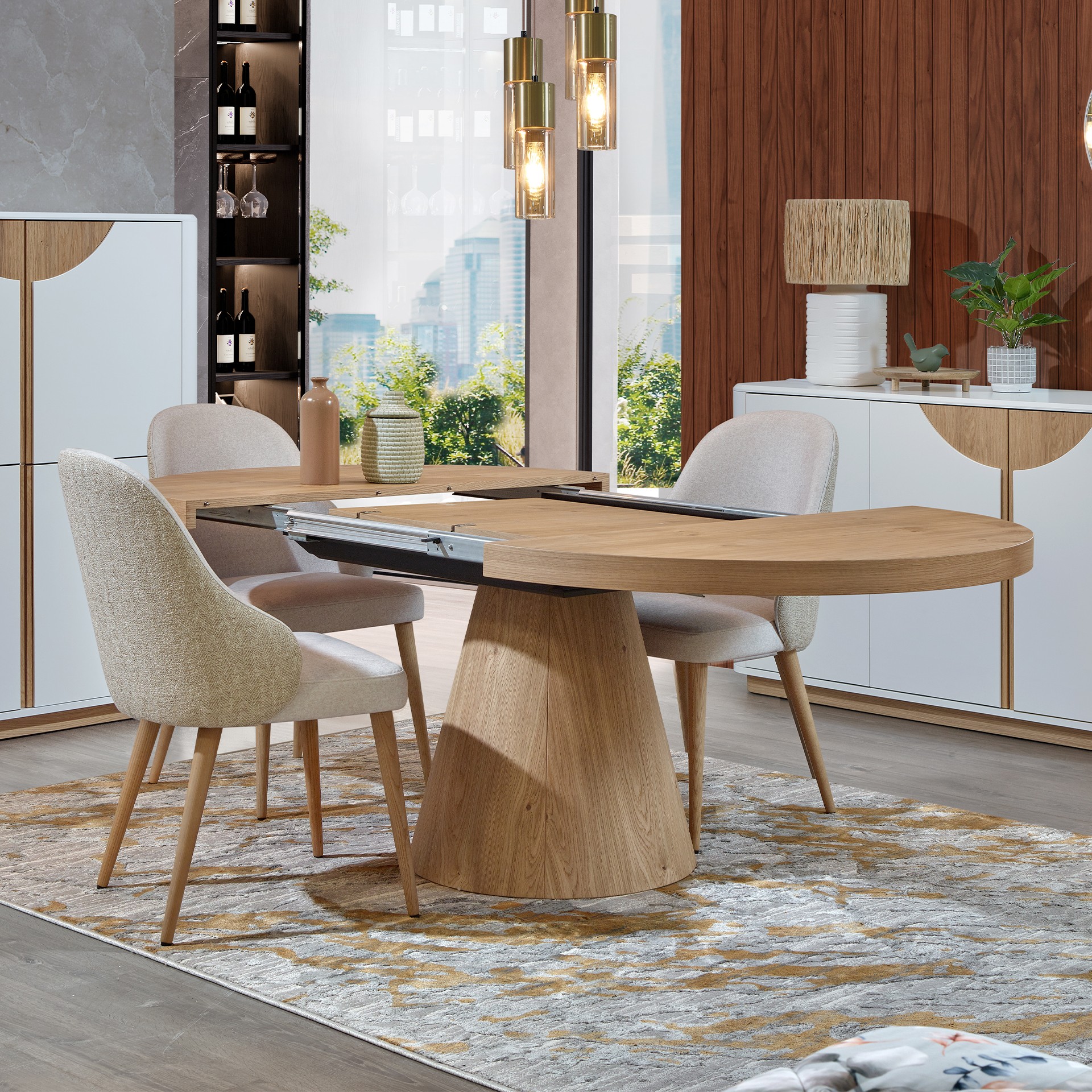 Mesa de Jantar MONSANTO 01MSTMSJ03