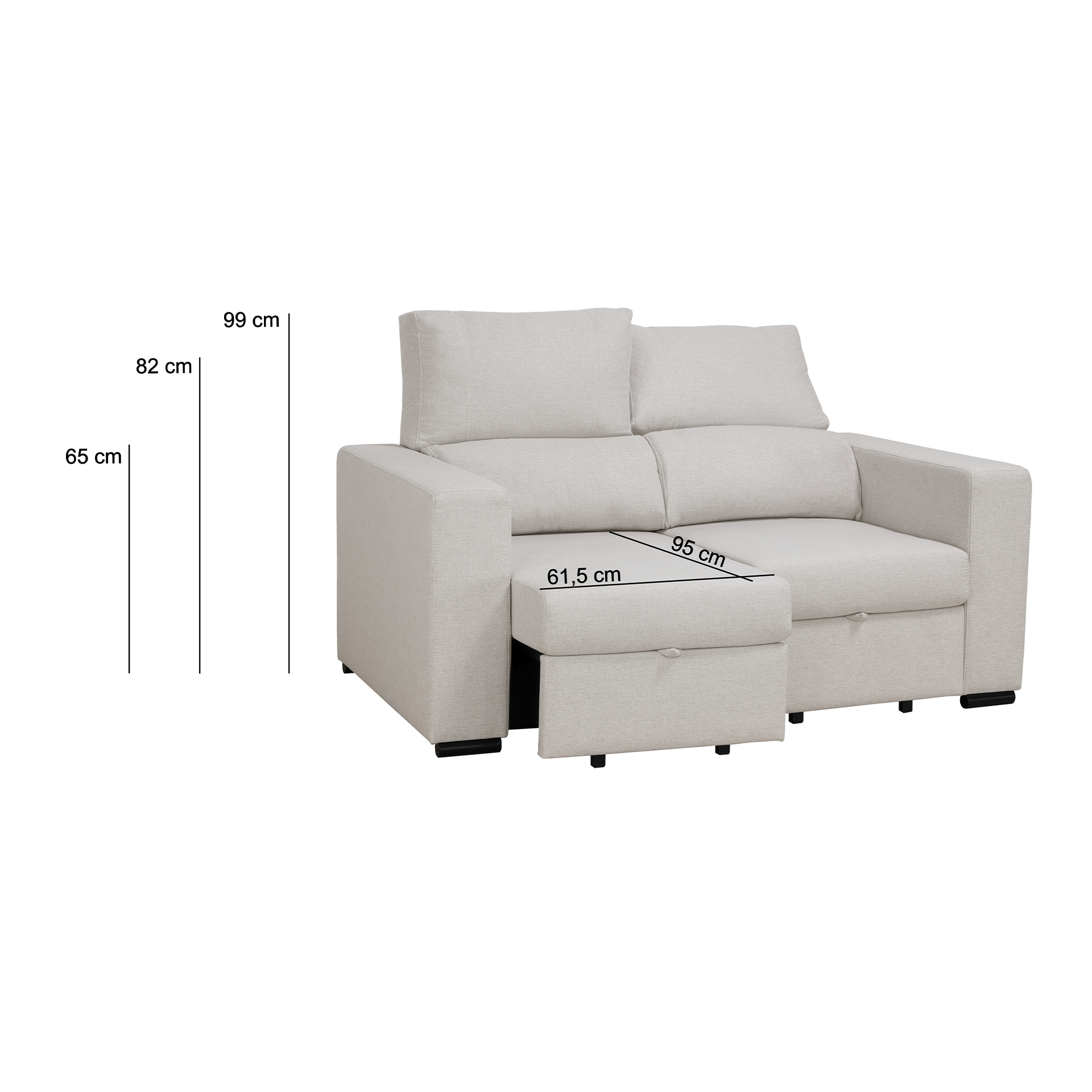 Sofá 2 lugares JOM Becky